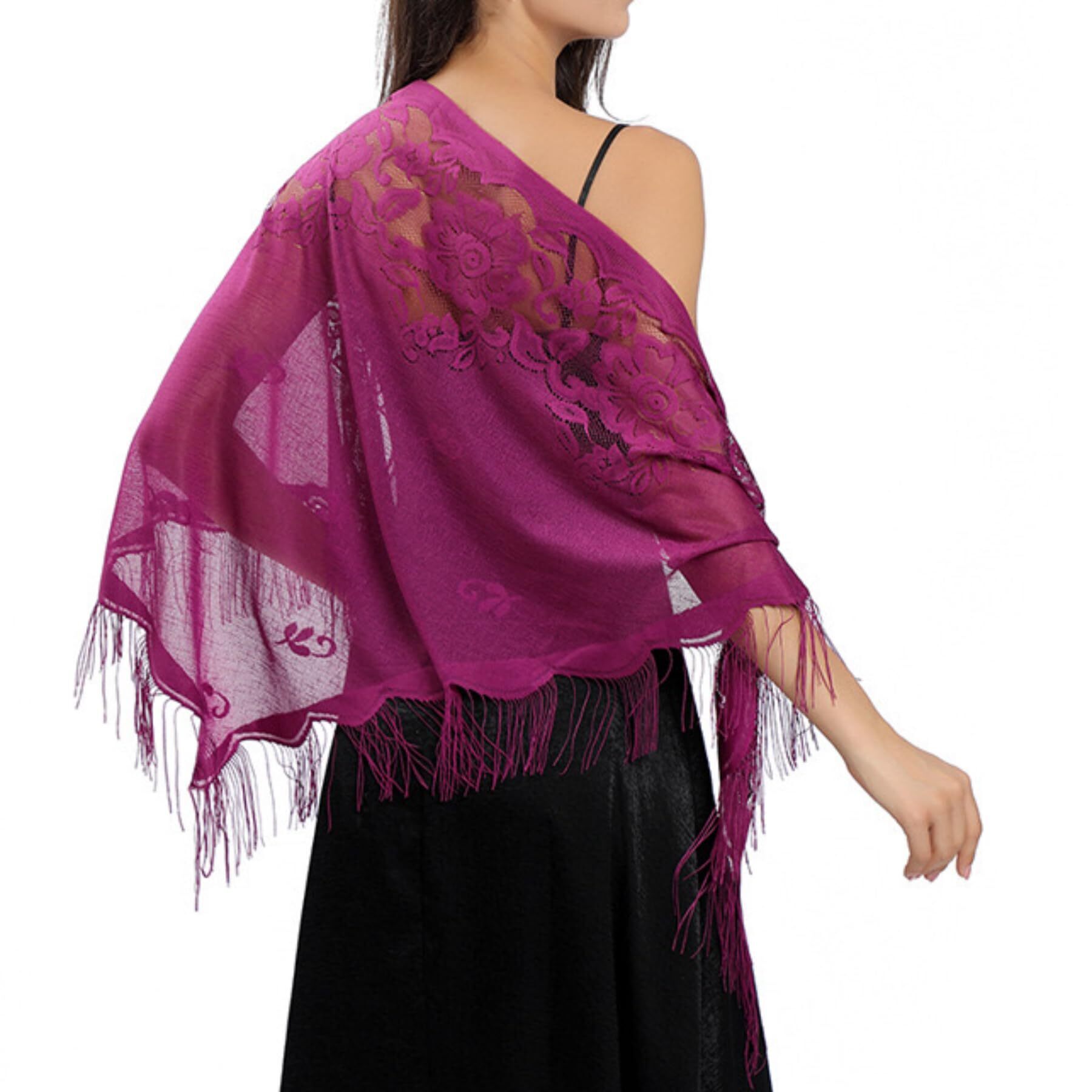 2555 Womens Vintage Floral Shawls And Wraps Hollow Out Scarves For Evening 2555 Womens Vintage Floral Shawls And Wraps Hollow Out Scarves For Evening